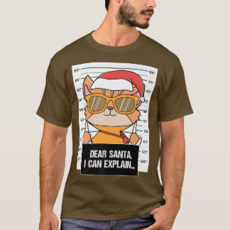 Camiseta Estimado Papá Noel Puedo Evitar La Cristalidad Cri