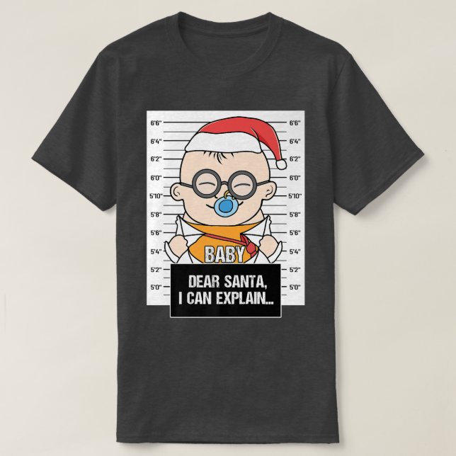 Camiseta Estimado Papá Noel Puedo Explicar A Baby Fopper Cr (Diseño del anverso)