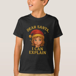 Camiseta Estimado Papá Noel puedo explicar el diseño de Nav