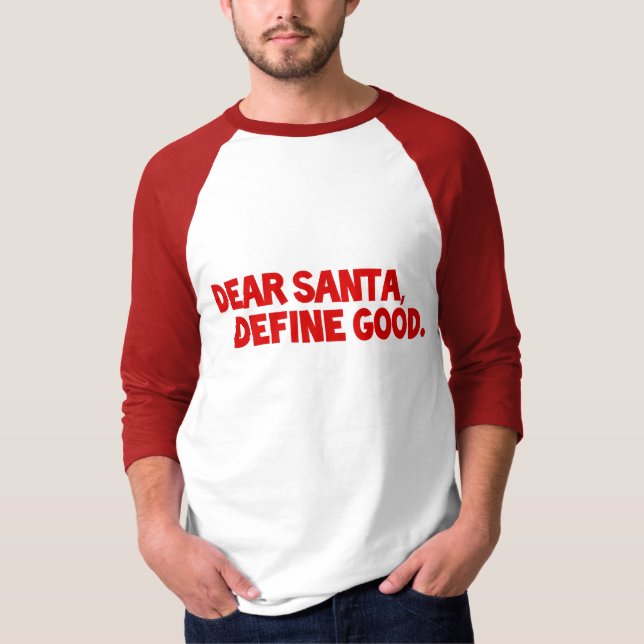 Camiseta Estimado Santa (Anverso)