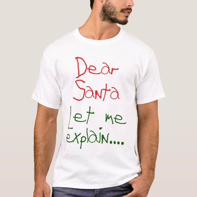 Camiseta Estimado Santa #2 (Anverso)