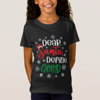 Estimado Santa Define buenos Navidades graciosos