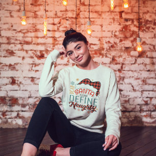 Camiseta Estimado Santa, Define Naughty