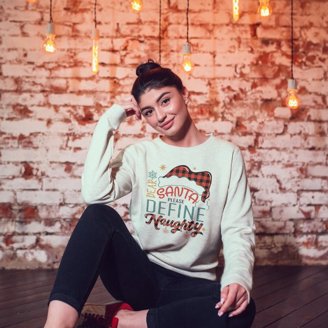 Camiseta Estimado Santa, Define Naughty (Subido por el creador)