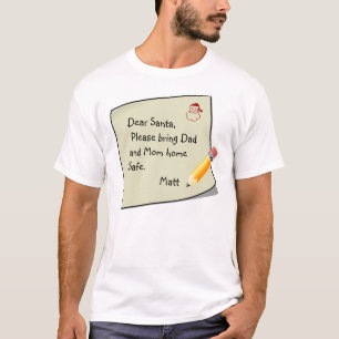 Camiseta Estimado Santa: ¡Escriba su propia letra a Santa!