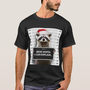 Camiseta Estimado Santa I puede explicar a divertidos Navid