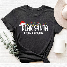 Camiseta Estimado Santa I puede explicar la familia de Navi
