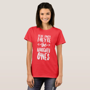 Camiseta Estimado Santa, son los traviesos