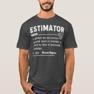 Camiseta Estimator Definición Graciosa Regalo Para Títulos 