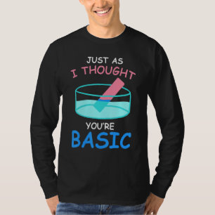 Camiseta Estímulo básico de prueba de limus Química diverti