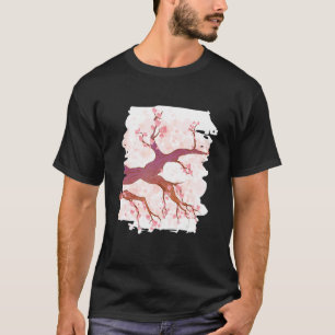 Camiseta Estipes Sakura Flor japonesa de cerezo florece Jap