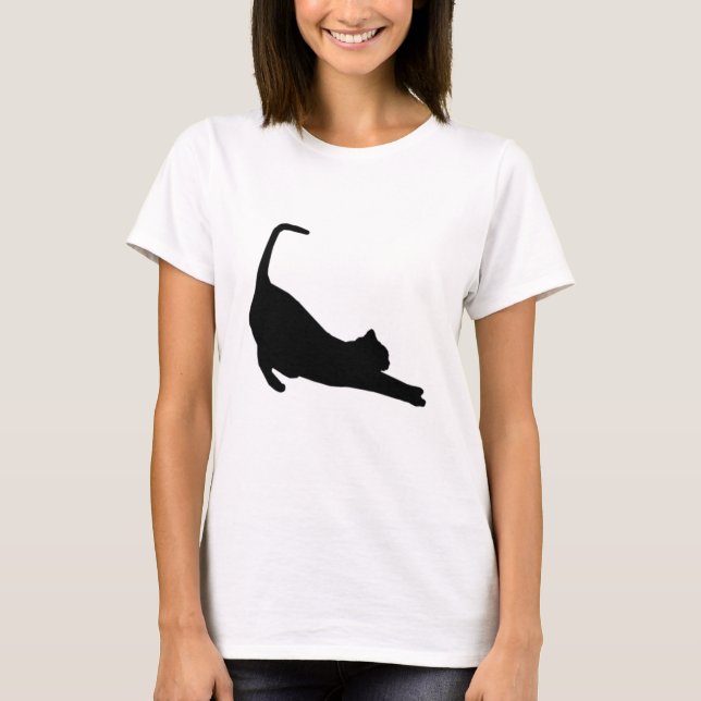 Camiseta Estiramiento de gatos (Anverso)