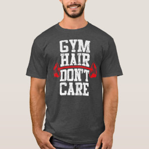 Camiseta Estiramiento del peso del gimnasio Levantamiento d