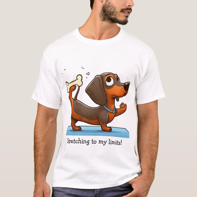 Camiseta ¡Estirándome hasta los límites! (Anverso)