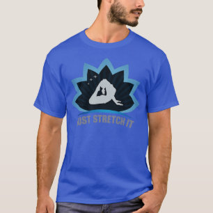 Camiseta Estirar la forma de Lotus Estirar la posición