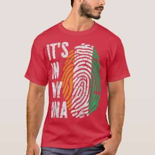 Camiseta ESTO EN MI ADN Bandera de Costa de Marfil Base Rag
