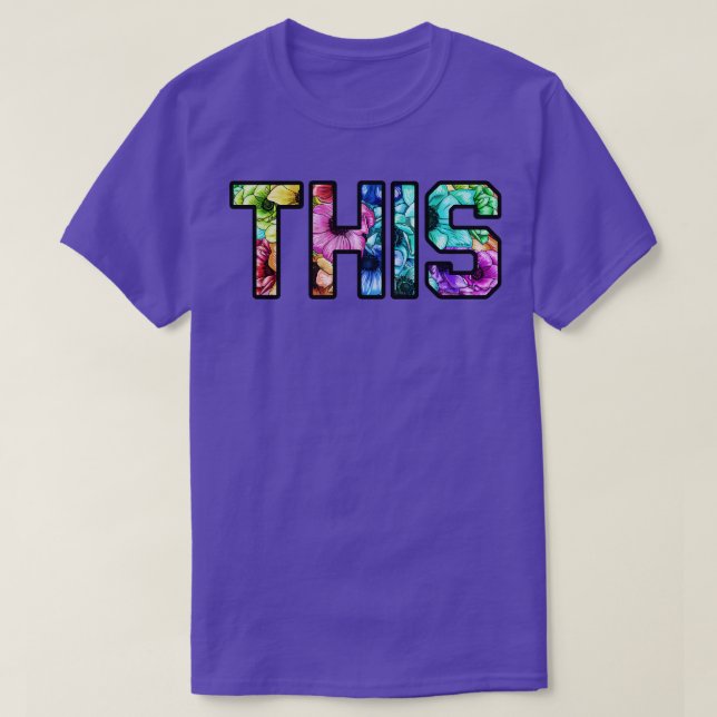 Camiseta Esto En Un (Diseño del anverso)