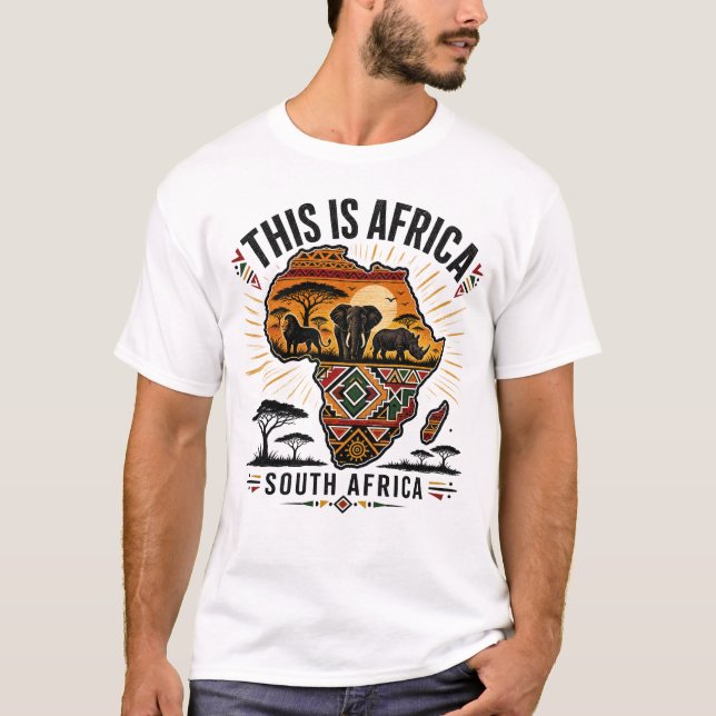 Camiseta Esto es África (Anverso)