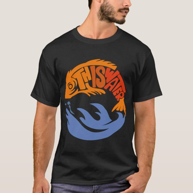 Camiseta Esto es agua (Anverso)
