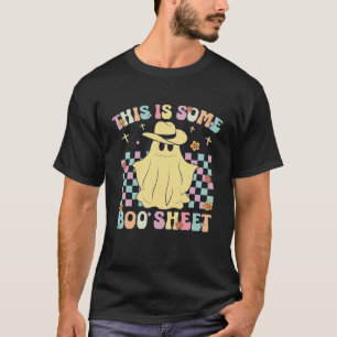 Camiseta Esto Es Algo De Fantasma De Hoja Boo Retro Hallowe