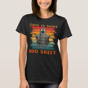 Camiseta Esto es alguna hoja de boo divertido fantasma de H