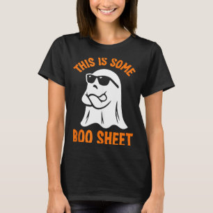 Camiseta Esto es Alguna Hoja de Boo Genial Fantasma Diverti
