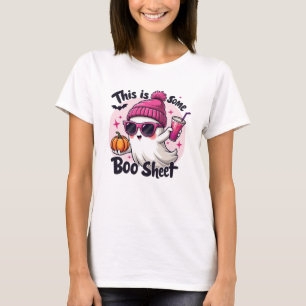 Camiseta Esto Es Alguna Hoja De Boo Mujer Fantasma Lindo Ha