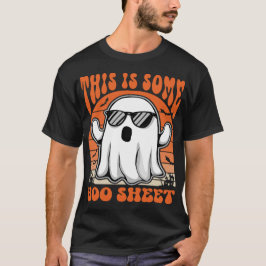 Camiseta Esto Es Alguna Hoja de Boo Retro Fantasma Hallowee