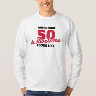 Camiseta Esto es de lo que tienen gusto 50 años y las