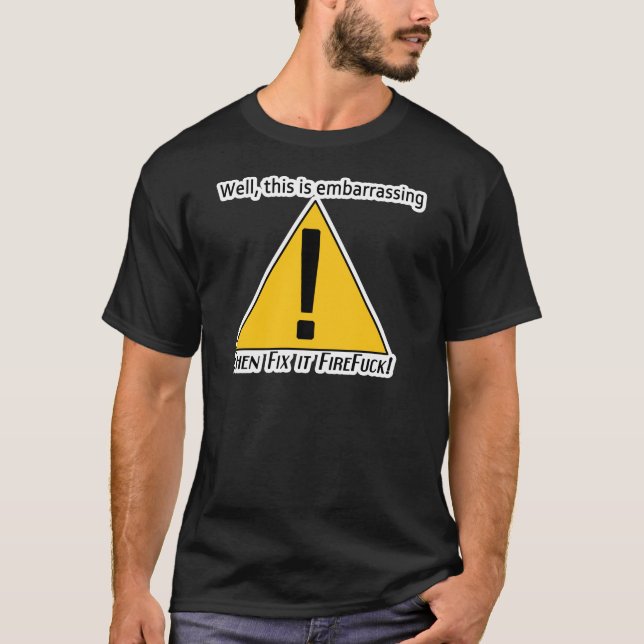 Camiseta Esto es embarazoso (Anverso)