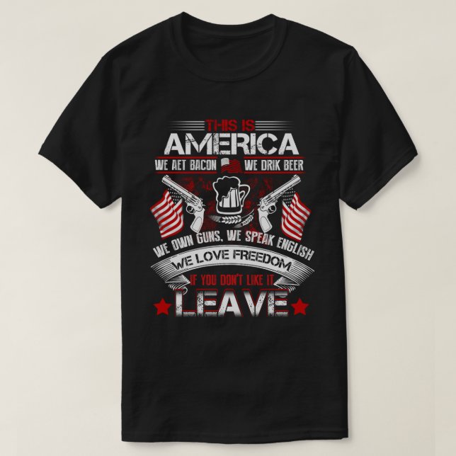 Camiseta Esto es Estados Unidos (Diseño del anverso)