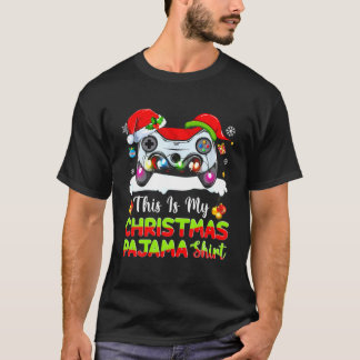 Camiseta Esto Es Gracioso Para Mis Navidades Pajama Santa H