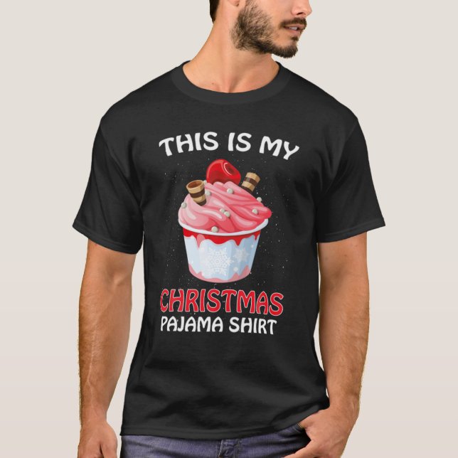 Camiseta Esto Es Gracioso Para Mis Navidades Pajama Santa I (Anverso)