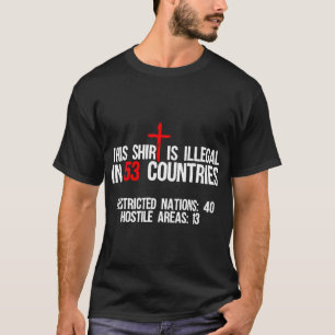 Camiseta Esto Es Ilegal En 53 Países