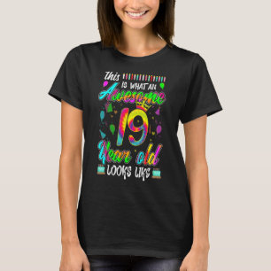 Camiseta Esto es lo asombroso de un cumpleaños número 19 de