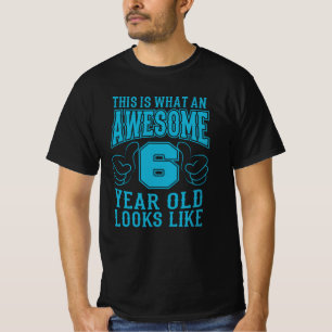 CAMISETA ESTO ES LO INCREÍBLE DE 6 AÑOS DE ANTIGUO SEIS A