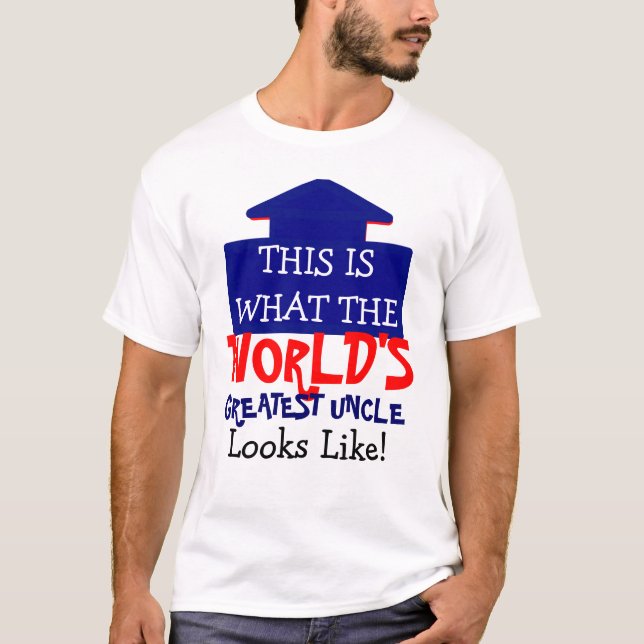 Camiseta Esto es lo que el tío más grande Looks Like del (Anverso)