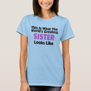 Camiseta Esto es lo que mira la hermana más grande del