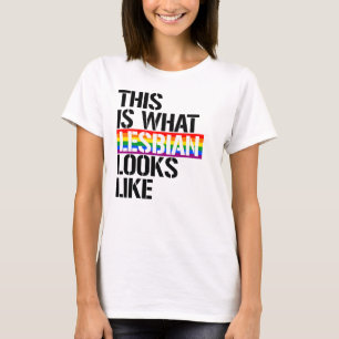 Camiseta Esto es lo que parece Lesbiana
