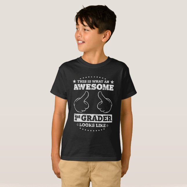 Camiseta Esto es lo que parece un 1r graduador (Anverso completo)