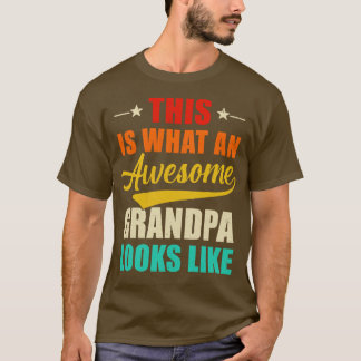 Camiseta Esto Es Lo Que Parece Un Abuelo Increíble Como Pad