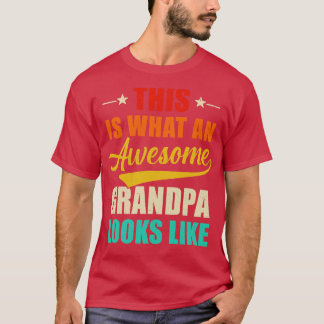 Camiseta Esto Es Lo Que Parece Un Abuelo Increíble Como Pad