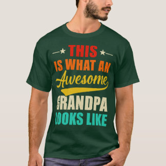 Camiseta Esto Es Lo Que Parece Un Abuelo Increíble Como Pad