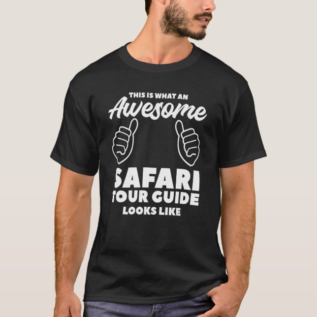Camiseta Esto Es Lo Que Parece Un Increíble Guía De Visitas (Anverso)