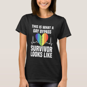 Camiseta Esto es lo que parece un sobreviviente de bypass g
