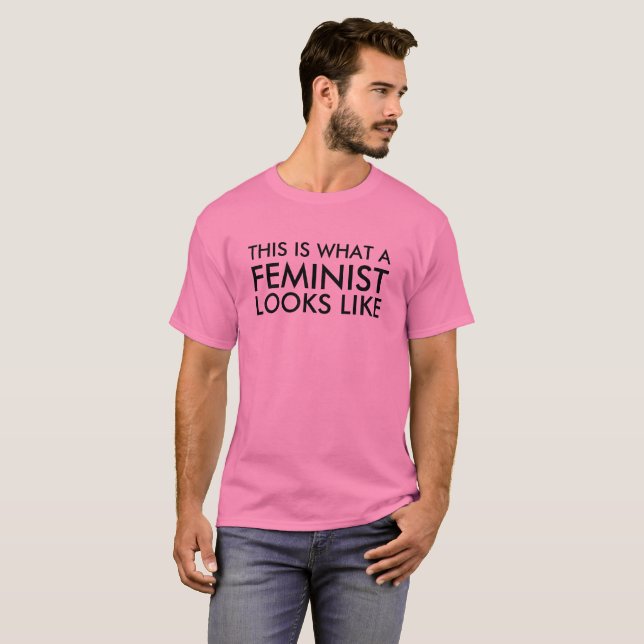 CAMISETA ESTO ES LO QUE PARECE UNA FEMINISTA (Anverso completo)