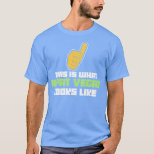 Camiseta Esto es lo que un vegetariano gordo se parece a lo
