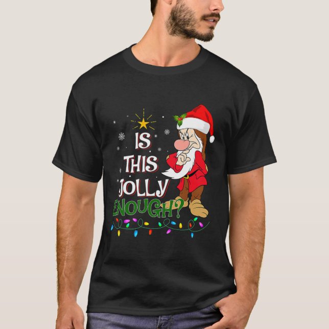 Camiseta ¿Esto Es Lo Suficientemente Alegre Noel Grumpy Elf (Anverso)
