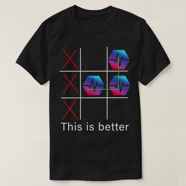 Camiseta esto es mejor que PulseChain Cryptocurrency PLS Bl (Diseño del anverso)
