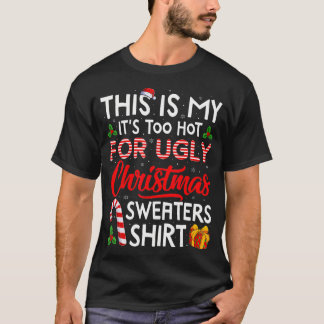Camiseta Esto Es Muy Caluroso Para Los Hombres Navidades Fe